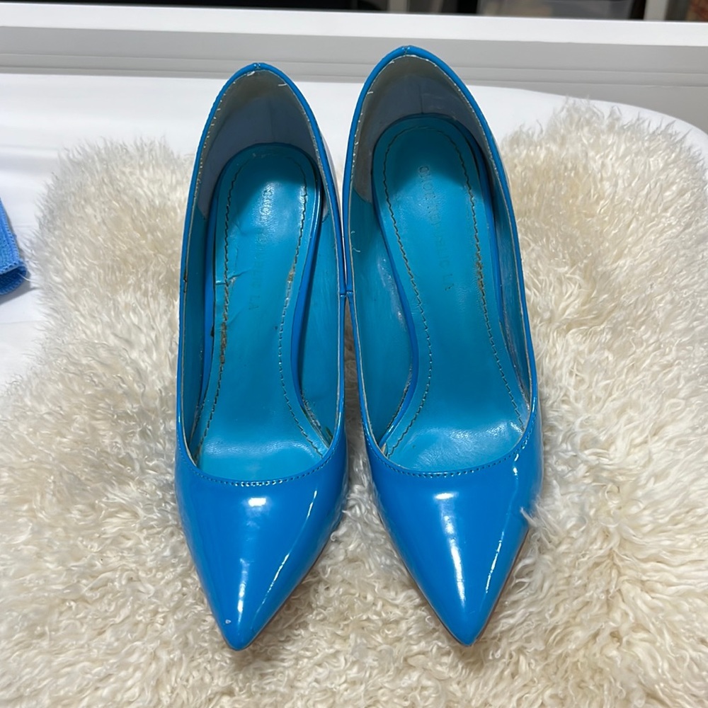 Blue heels